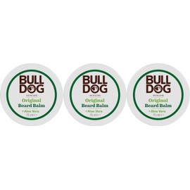 BULLDOG SKINCARE - Original Beard Balm, For Condition & Light Hold, For All Beard Types, 75g x 3 Pack