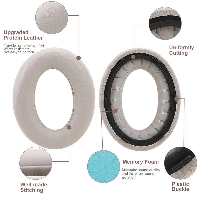 Ear Cushions for Bose QuietComfort Ultra Headphones, Replacement Ear Pads