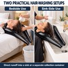 Inflatable Shampoo Basin for Hair Washing – 24-Inch Portable PVC