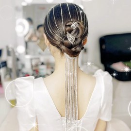 Fringe Trim 10 Yards 2.8mm Diamante Trim with Diamante Crafts Rhinestone Chain,Silver Rhinestones for Clothes,Jewellery Making, Bags,Shoe,Wedding Dress Decoration (Silver Chain)