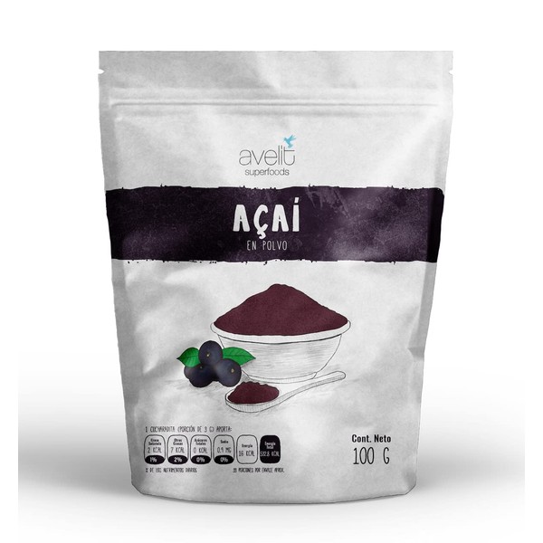 Avelit Superfoods | Acaí en polvo 100g | 100% Natural