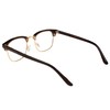 iB-iP Women's Retro Half Rim Classic Fashion Clear Lens Glasses,