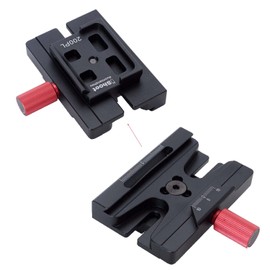 iShoot Quick Release Plate Converter, Black, for Manfrotto 200PL and 410PL Tripod Heads