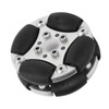 48mm Double Aluminum Alloy Omni Directional Wheel Loading 3kg for