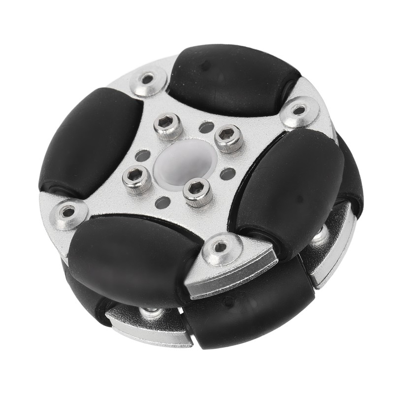 48mm Double Aluminum Alloy Omni Directional Wheel Loading 3kg for