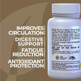 HALLUSA NATURAL Garlic Odorless - Immune Support Supplement - Organic Garlic  - Cholesterol - 60