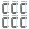 Olympia Tools Heavy Duty Cast Iron C-Clamps with 2-Inch Jaw
