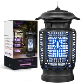 POWIFY Bug Zapper Outdoor&Indoor, 4300V High Powered Electric Mosquito Zapper with 6.3ft Power Cord, Fly Traps, Insect Fly Zapper for Gnat, Moth, Flying Insect