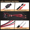 FetonAuto 2PCS Side Marker Light Plug Connector Pigtail Wire Harness
