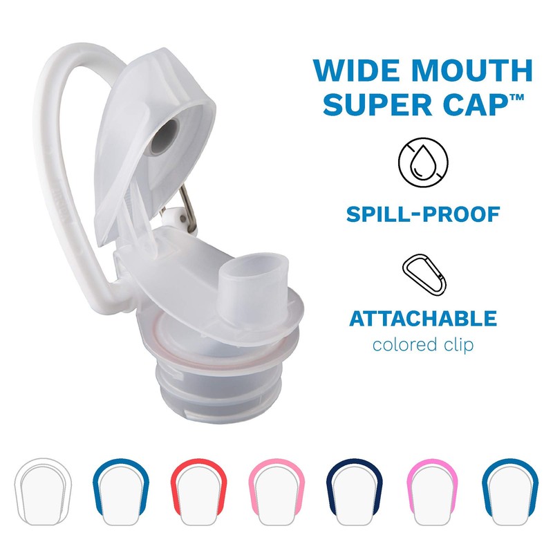 Vapur Solid Foldable Wide Mouth Water Bottle - 0.7L, Magenta