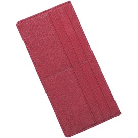 Blue Sincere SW2 Ultra Thin Long Wallet, Genuine Leather, Card Case, 6 Cards, RFID Skimming Prevention, Women's, YKK Zipper, Thin, Wallet, Coin Purse, Storage, Small, Mini Wallet, Fragment Case, vivid