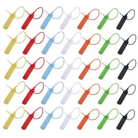 Pure Seek Anti-Swap Tags, Anti-Swapping, Band Type, Just Pass Through Holes, Protection Tags, 7 Colors, Set of 70 Tags, Anti-Theft