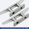 Boat Cleat Stainless Steel Marine Cleat 4 inch Dock Cleat