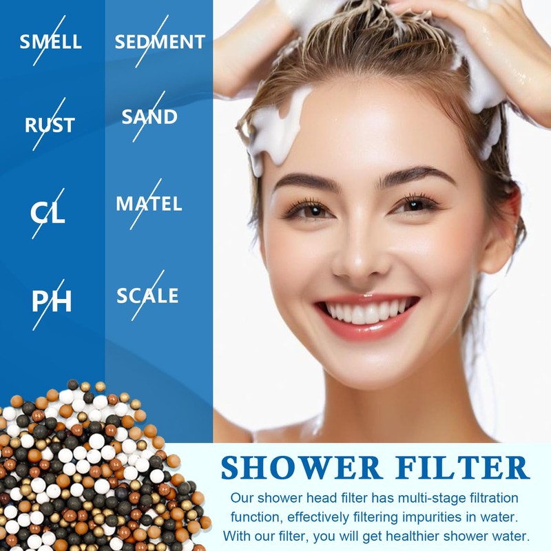 Replacement Handheld Shower Filter Compatible with SR SUN RISE Shower