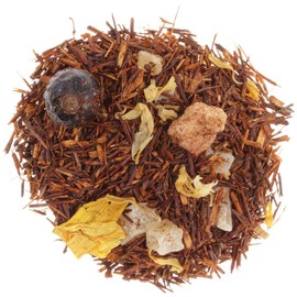 AURESA Rooibos Tea Tropical Cruise Fruity Tropical Variety Mild Sweet Red Bush with Candied Fruits