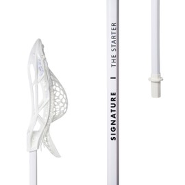 The Starter - 28" Complete Lacrosse Stick for Beginners - Signature Lacrosse Beginner's Boys and Girls Entry Level Stick for Aspiring Players