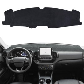 auovo Dashboard Cover Mat Compatible with Ford Bronco Sport Accesories 2021 2022 2023 Anti-Slip Dash Cover Dash Carpet Cover Sunshield Protector Mat