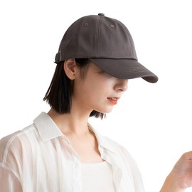 Vita Felice tgh-30067z Women's 100% Cotton Simple Cap, charcoal