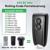 Garage Door Opener Remote Control for EcoStar RSE2,RSC2,433,92Mhz Handheld Transmitter