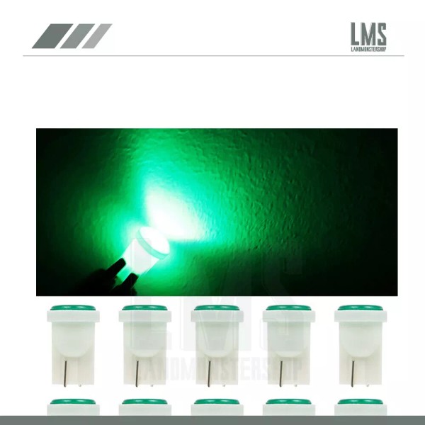 LMS Green T10 194 912 Wedge COB LED Bulb Interior