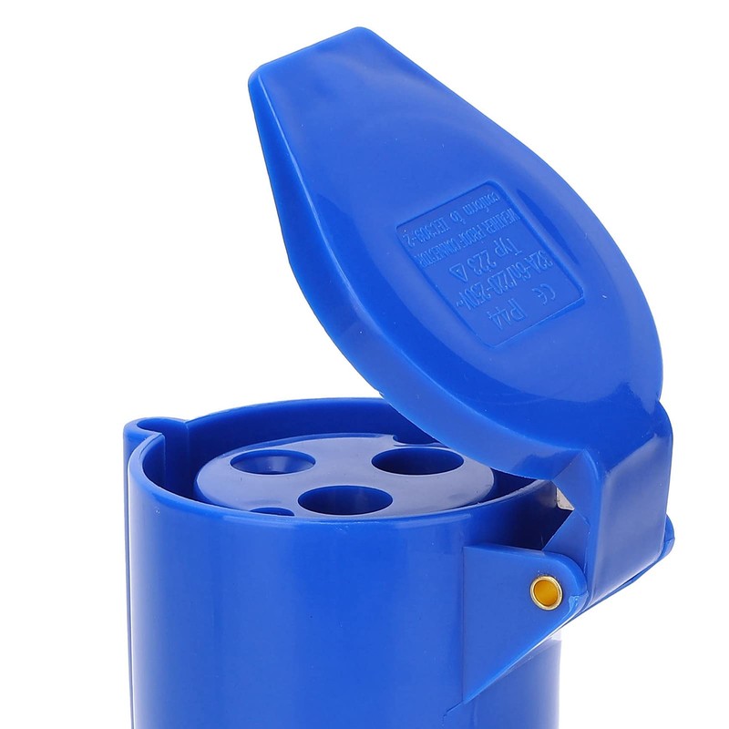 2Pcs 32A Industrial Plug, 3‑Pin 1‑Phase Explosion‑Proof 220‑250v, Waterproof Industrial