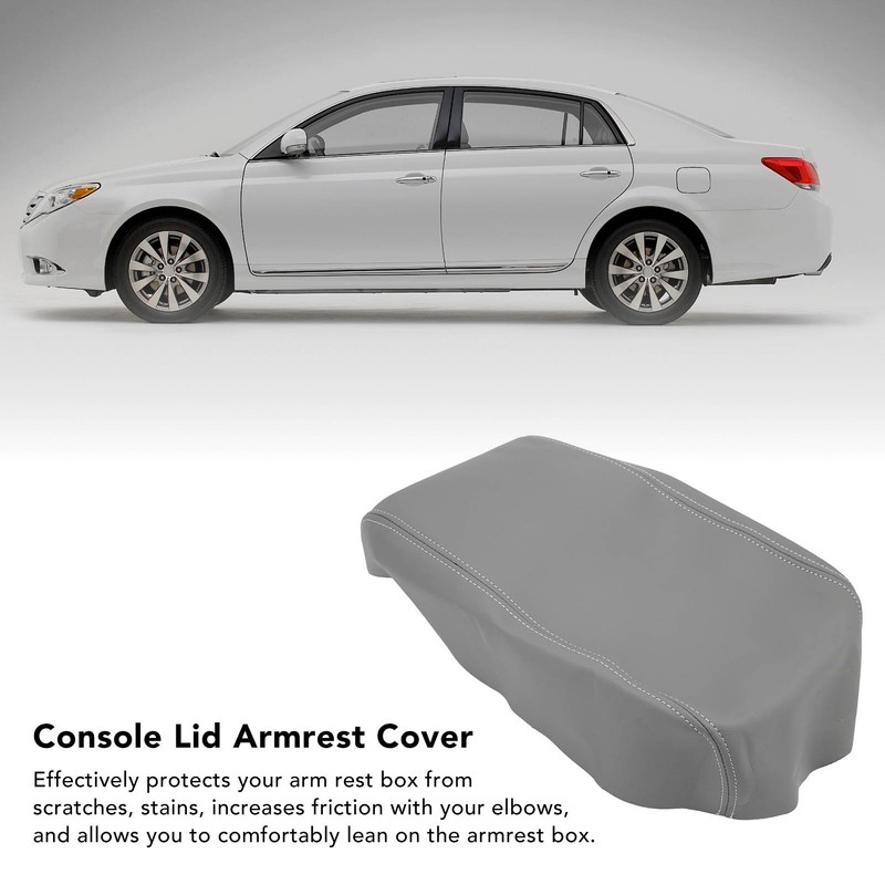 Center Armrest Box Lid Cover PU Leather Armrest Case Protector