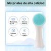 Skin Cleaning Brush Azul Cepillos Limpiadores Faciales, Cepillo