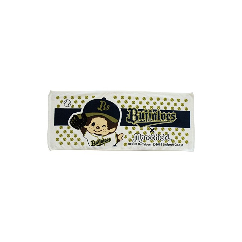 St. Lady's Monchhichi x Team Collaboration Face Towel, Orix Buffaloes