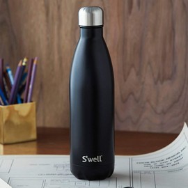 S’well Stainless Steel 17oz Water Bottle, London Chimney Design, Triple-Layer Vacuum Insulation Keeps Drinks Cold for 36 Hours and Hot for 18, BPA Free