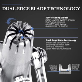 Swissker by Swissklip Nose Hair Trimmer for Men I Manual Nose Hair Trimmer for Women I Professional Nail Clippers for Ingrown Toenail I Nail Clippers for Men I Natural Solution for Healthy Nails