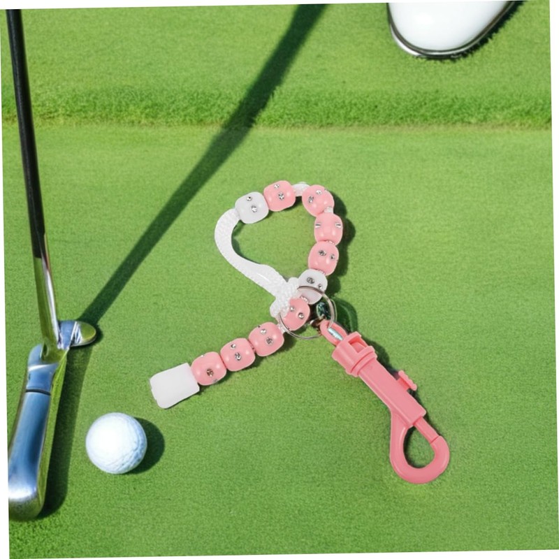 Kisangel Golf Bead Score Counter Durable Plastic Stroke Tracker with