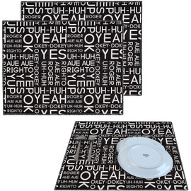 Hamur Home Set of 2 Drying Mat for Dishes, 40 x 46 cm, Quick-Drying Sink Mat, Dish Drying Mat for Kitchen