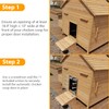 Automatic Chicken Coop Door Solar Powered with Timer & Light
