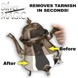 Silver Magic Silver Tarnish Remover Plates for Silverware and Jewelry Gold Copper and Platinum