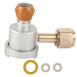 CO2 Filling Adapter for DUO for Terra for Art Soda Maker CGA320 CO2 Cylinder Silver Male Adapter