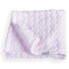 Clair de Lune Marshmallow Soft Baby Pram Blanket 90 x 70 cm (Pink)