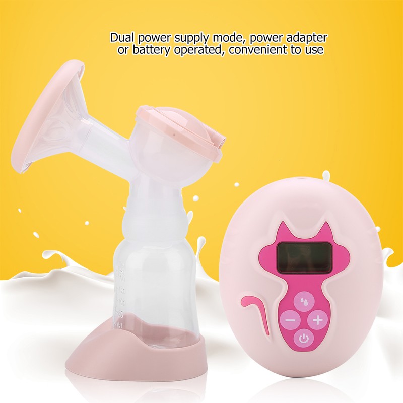 Single Electric Adjustable Suction Breast Pump Automatic Baby Breastfeeding Set