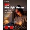 Bloomoak - 99% Blue Light Blocking Glasses Gaming Glasses Anti-Glare