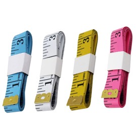SJJJS 4 Pieces Soft Tape Measure 150cm Wide for Sewing Sewing Fabric Craft