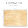 Motif envelopes Old Paper Old Style, Parchment 10 envelopes DIN