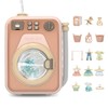 Haugboag Toy Washing Machine,Water-Filled Washer and Dryer Playset for Kids