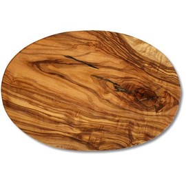 Chopping Board Olive Wood oval 17 x 25 x 1.2 CM