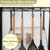 ESFUN 30 Pack Heavy Duty S Hooks for Hanging, Black