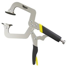 1 x SabreCut SCPHJC001 10" Quick Release Pocket Hole Jig Face Clamp - Ergonomic Design with Secure Grip & Heavy Duty Steel Construction Perfect for Woodworking Projects