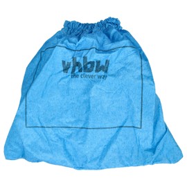 vhbw 3x Textilfilter kompatibel mit Aqua Vac AZ 91951-10, AZ 9171175, Bulldog Staubsauger, Nass-/Trockensauger - Stoffbeutel, Abwaschbar Blau