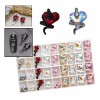 Mouyic Dijes Para Uñas Corazon De Cristal Con Serpiente 6