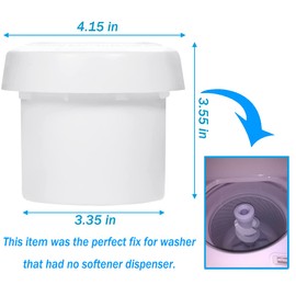 Washer Softener Dispenser 8575076A PS1488027 Fits Whirlpool，Amana etc.