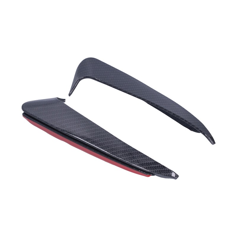 2pcs Rear Bumper Spoiler Side Canard Left Right Fit for