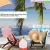 4Pcs Beach Towel Clips for Chair HADEEONG Seashell Towel Bands