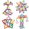 160 Pcs Magnet Building Sticks Kids Toys, Lengthen Magnetic Construction